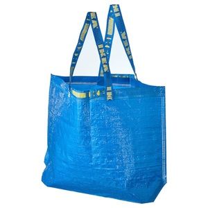 IKEA Shopping bag, medium, blue17 ¾x7x17 ¾ "/10 gallon nwt
